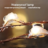 abordables Guirlandes lumineuses à piles-Guirlande lumineuse LED élégante pour réception de mariage, 10 pièces, 3 m, 2 m, 1 m, à piles, fil argenté, guirlande lumineuse pour extérieur, décoration de fête de mariage
