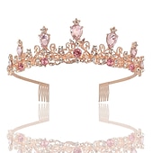economico Fasce e corone-Bambino Da ragazza Accessori per capelli Attivo Dolce Esterno Regali di Natale Tinta unita Metallo Metallizzato Rosa Rosso
