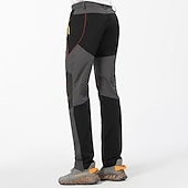 economico Pantaloni e pantaloncini-Per uomo Pantaloni da trekking impermeabili Collage Esterno Tenere al caldo Impermeabile Antivento Traspirante Pantalone / Sovrapantaloni Pantaloni Nero Grigio Elastene Caccia Pesca Scalate S M L XL