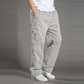 economico Pantaloni cargo-Per uomo Pantaloni da escursionismo Pantaloni da Lavoro Pantaloni cargo da escursionismo Estate Primavera Esterno Ripstop Delicato sulla Pelle Asciugatura Rapida Multi tasche Pantaloni Nero Verde