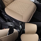 baratos Capas para bancos de automóveis-2 Pças. Protetor de assento de carro para Bancos dianteiros Macio Confortável Fácil de Instalar para