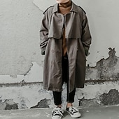 voordelige Bovenkleding-Kinderen Jongens Jas Lange mouw Grijs Khaki Bruin Effen Zak Winter Actief Urheilu 3-13 jaar / Lapwerk