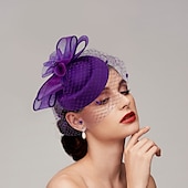 economico Fascinator-Piume  Fascinatori in rete  Cappelli  Copricapo con piuma  Cappello  Fiore 1 PC Matrimonio  Corsa di cavalli  Giorno delle donne Copricapo Abito da impressionare Abito da gara 2025
