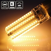 olcso Kéttűs LED-es izzók-10db 5w e14 g4 g9 bi pin led fekvő villanykörte 104leds smd 3014 500lm 50w halogén megfelelő otthoni világításhoz ac110v ac220v