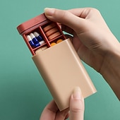 cheap Luggage &amp; Travel Storage-Small Mini Small Medicine Box Portable And Sub Packed Small Box For 7-day Charging Sealed And Stored With Pill Box