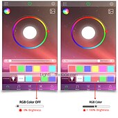 cheap WiFi&amp;Music Control-32.8ft 10m COB Bluetooth LED Smart Strip Lights Christmas Decor Music Sync RGB APP Color Changing for Bedroom Home TV Back Light DIY Décor
