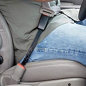 abordables Fundas de asiento para coche-2 piezas de extensión de cinturón de seguridad automático para automóvil, hebilla de extensión, clip de seguridad de 25 cm * 5 cm, cinturón de seguridad universal, clip de seguridad de modelado interi
