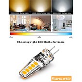 voordelige Ledlampen met twee pinnen-10st g4 led lamp niet-dimbare ac220v g4 bi-pin gloeilamp 1.5w (20w halogeenlamp vervanging) warm wit en wit twee kleurtemperatuur