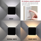 Недорогие Бра-В помещении LED Внутренние настенные светильники Гостиная Офис Алюминий настенный светильник IP20 85-265V 10 W