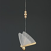 cheap Pendant Lights-1/2-Light LED Pendant Light Luxury Creative LED Color Butterfly Pendant Lamps Modern Bedroom Bedside Cafe Bar Retest Stair Lights 110-120V 220-240V