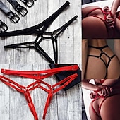 halpa Seksikkäät alusvaatteet-naisten plus-kokoiset muut seksikkäät puhtaan väriset g-stringit &amp;amp; stringit pikkuhousut mikroelastiset keskivyötäröiset valkoiset kotiasut