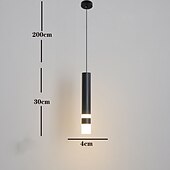 preiswerte Pendelleuchte-1-flammig 4 cm minimalistisches design pendelleuchte led moderne metall lackierte oberflächen büro Esszimmer schlafzimmer pendelleuchte 110-120v 220-240v
