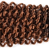 abordables Crocheter les cheveux-crochet cheveux bouclés vague d&#039;eau crochet cheveux bouclés tressage cheveux bouclés crochet cheveux pour les femmes noires marlybob crochet cheveux 14 pouces 14 pouces 3 packs