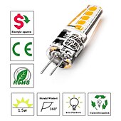 voordelige Ledlampen met twee pinnen-10st g4 led lamp niet-dimbare ac220v g4 bi-pin gloeilamp 1.5w (20w halogeenlamp vervanging) warm wit en wit twee kleurtemperatuur