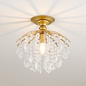 זול נברשות-28 ס&quot;מ עיצוב ייחודי נברשות תקרה אור led מתכת ספוטניק גימורים וינטג&#039; קאנטרי 220-240v