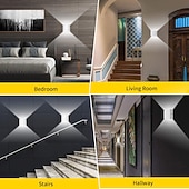 Недорогие Бра-В помещении LED Внутренние настенные светильники Гостиная Офис Алюминий настенный светильник IP20 85-265V 10 W