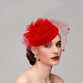 economico Fascinator-Fascinatori cappelli copricapo piume cappello pillbox per matrimoni San Valentino corsa di cavalli giornata delle donne con copricapo in piuma testa per impressionare giorno delle corse 2025