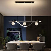 baratos Luzes pendentes-100 cm estilo nórdico luz pendente led metal pintado com acabamentos modernos 220-240v