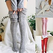 economico Calze per abiti e pantaloni-calze da donna in regalo alla moda comode calze colorate calde casual rosa cipria 1 paio / calzini casual abiti da casa