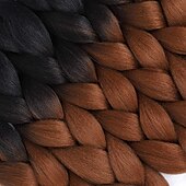 cheap Crochet Hair-Synthetic Braiding Hair Ombre Braids Hair Jumbo Braiding Hair Extensions for Box Twist Braiding 24inch 3packs