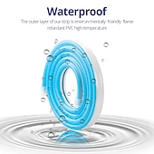 preiswerte Neon-LED-Beleuchtung-3~10m 9.8~32.8ft dc12v rgb wasserdichte led flexible neonseil streifen licht app musiksynchronisation funktioniert mit alexa google assistant für partydekoration