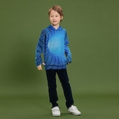 preiswerte Jungen 3D Vision &amp; Geometrie-Jungen 3D 3D-Druck Kapuzenshirt Langarm 3D-Druck Frühling Herbst Aktiv kinderkleidung 3-12 Jahre Täglich