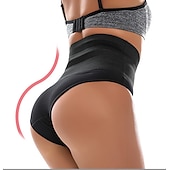 tanie Majtki korygujące-damskie majtki modelujące wyszczuplające modelujące brzuch push up podstawowe do biura walentynki joga sport seksowne oddychające bawełniane czyste kolory szwy sznurowane stroje domowe
