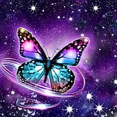 tanie Dziewczęca wizja 3D i blask-Dla dziewczynek 3D Zwierzę Motyl Bluza z Kapturem Długi rękaw Druk 3D Jesień Zima Aktywny Sport Moda Dzieci 3-12 lat Na zewnątrz Codzienny w pomieszczeniach Regularny