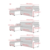 cheap Sofa Cover-Quilted Sofa Slipcover L Shape Sofa Cover Sectional Couch Cover Chaise Lounge Slip Cover Reversible Sofa Cover Furniture Protector Cover for Pets Kids Children Dog Cat
