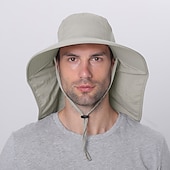 levne Outdoorové pokrývky hlavy-Slamák Dağcı Şapkası Boonie klobouk Čepice Přenosný Rychleschnoucí Odolný vůči UV záření Léto Široký okraj Pánské Dámské Rybaření Činnost