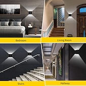 Недорогие Бра-В помещении LED Внутренние настенные светильники Гостиная Офис Алюминий настенный светильник IP20 85-265V 10 W