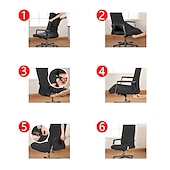 cheap Office Chair Cover-Office Chair Cover Stretchable Slipcover for Office Chairs with a Secure Fit and Durable Protection in a Stylish Design