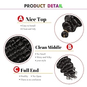 cheap Crochet Hair-22 Inch Ocean Wave Crochet Hair 3 packs Wave Deep Twist Braiding Hair Deep Ripple Crochet Synthetic Braids Hair Extension  22inch 3packs