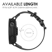 baratos Relógios Garmin-Pulseiras de Relógio para Garmin Forerunner 220/230/235/620/630/735XT Approach S20 / S6 / S5 Náilon Substituição Alça com ferramenta de remoção Ajustável Respirável Pulseira Esportiva Pulseira