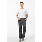 economico Pantaloni e pantaloncini-Per uomo Pantaloni da trekking impermeabili Collage Esterno Tenere al caldo Impermeabile Antivento Traspirante Pantalone / Sovrapantaloni Pantaloni Nero Grigio Elastene Caccia Pesca Scalate S M L XL