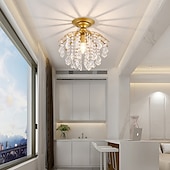 זול נברשות-28 ס&quot;מ עיצוב ייחודי נברשות תקרה אור led מתכת ספוטניק גימורים וינטג&#039; קאנטרי 220-240v