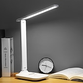 economico elettrodomestici-piccola lampada da scrivania pieghevole a led con ricarica USB, protezione per gli occhi intelligente per l&#039;apprendimento della camera da letto e degli studenti
