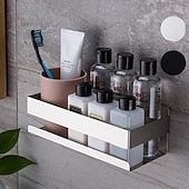 cheap Shower Caddy-Shower Caddy Bathroom Shelf,Self-Adhesive Shower Shelf Stainless Steel Wall-mounted Punch-free Bathroom Storage For Bathroom,Kitchen(Brushed Nickel,Matte Black)