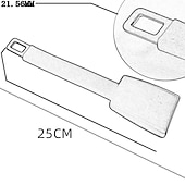 abordables Fundas de asiento para coche-2 piezas de extensión de cinturón de seguridad automático para automóvil, hebilla de extensión, clip de seguridad de 25 cm * 5 cm, cinturón de seguridad universal, clip de seguridad de modelado interi