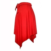 cheap Latin Dancewear-Latin Dance Skirts Pure Color Women&#039;s Training Performance High Spandex Women&#039;s Daily Skirts