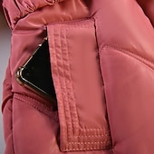 abordables Doudoune et doudoune pour fille-Fille 3D Doudoune Enfant Uni Doudoune Manteau manche longue Hiver Mignon Adorable Enfants 3-10 ans Quotidien Coupe régulière