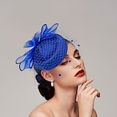 economico Fascinator-Piume  Fascinatori in rete  Cappelli  Copricapo con piuma  Cappello  Fiore 1 PC Matrimonio  Corsa di cavalli  Giorno delle donne Copricapo Abito da impressionare Abito da gara 2025