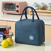 cheap Kitchen Storage-Lunch Bags for Women Portable Insulated Thermal Cooler Bag Adult Lunch Tote Lunch Boxes Reusable Meal Prep Containers Bag Sturdy for Work Picnic College Travel Snack Breakfast