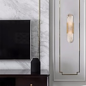 economico Luci da parete-applique da parete led moderno creativo marmo soggiorno personalità camera da letto comodino hotel villa studio corridoio lampada da parete a led