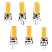cheap LED Bi-pin Lights-10PCS 6PCS 2PCS G4 G9 E14 LED Bulb 5W Replaces 50W Halogen Bulb 2508-COB Mini Bulb for Cabinet Landscape Chandelier Light Appliance Bulbs AC220V