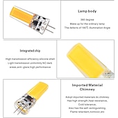 cheap LED Bi-pin Lights-10PCS 6PCS 2PCS G4 G9 E14 LED Bulb 5W Replaces 50W Halogen Bulb 2508-COB Mini Bulb for Cabinet Landscape Chandelier Light Appliance Bulbs AC220V