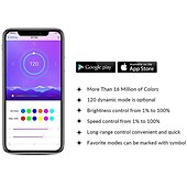 cheap WiFi&amp;Music Control-Addressable Dream color RGBIC WiFi Bluetooth LED Light Strip 5~10m 16.4~32.8ft Waterproof 5050SMD Work with Alexa Google Assistant