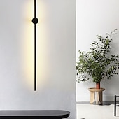 abordables Appliques murales LED-lightinthebox appliques murales LED simples appliques murales linéaires nordiques modernes appliques murales encastrées rotatives lumières de couloir LED dimmable salon chambre applique murale