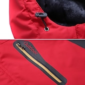 halpa Softshell-, fleece- ja vaellustakit-Miesten Talvitakki Fleecetakki Softshell takki Tuulitakki Kiipeily Talviurheilu Pidä lämpimänä Vedenkestävä Hupullinen VEDENPITÄVÄ Talvi Syksy Urheiluasut Normaali Punainen Armeijan vihreä Vaalea