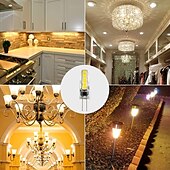 voordelige Ledlampen met twee pinnen-10st g4 led lamp niet-dimbare ac220v g4 bi-pin gloeilamp 1.5w (20w halogeenlamp vervanging) warm wit en wit twee kleurtemperatuur